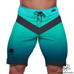 Spodenki startowe do Men's physique (fitness plażowe) TURQUOISE