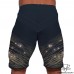 Spodenki startowe do Men's physique (fitness plażowe) BLACK PHANTOM