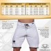 Spodenki startowe do Men's physique (fitness plażowe) Białe