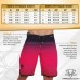 Spodenki startowe do Men's physique (fitness plażowe) Garnet 