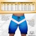 Spodenki startowe do Men's physique (fitness plażowe) LAZURITE
