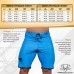 Spodenki startowe do Men's physique (fitness plażowe) Niebieskie