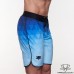 Spodenki startowe do Men's physique (fitness plażowe) niebieskie trójkąty